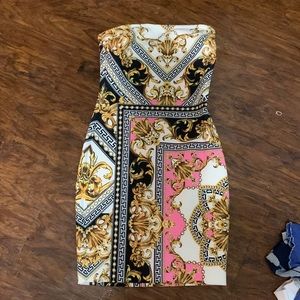 Colorful designer dress